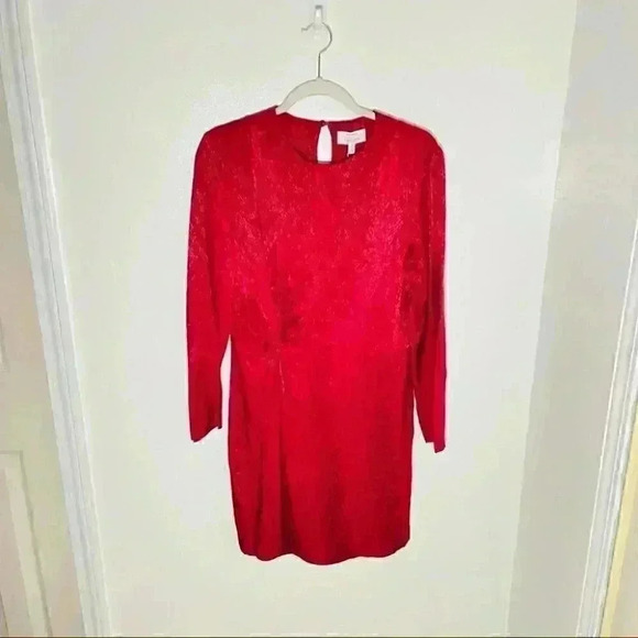 NWT & Other Stories Jacquard Snake Print Knot-Detail Mini Dress - Picture 2 of 7